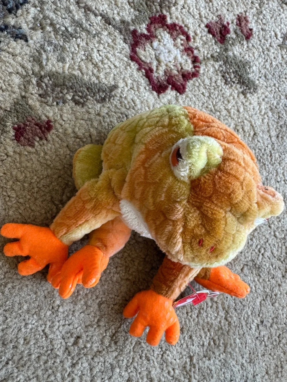 Ty Beanie Baby Prince the Frog plush